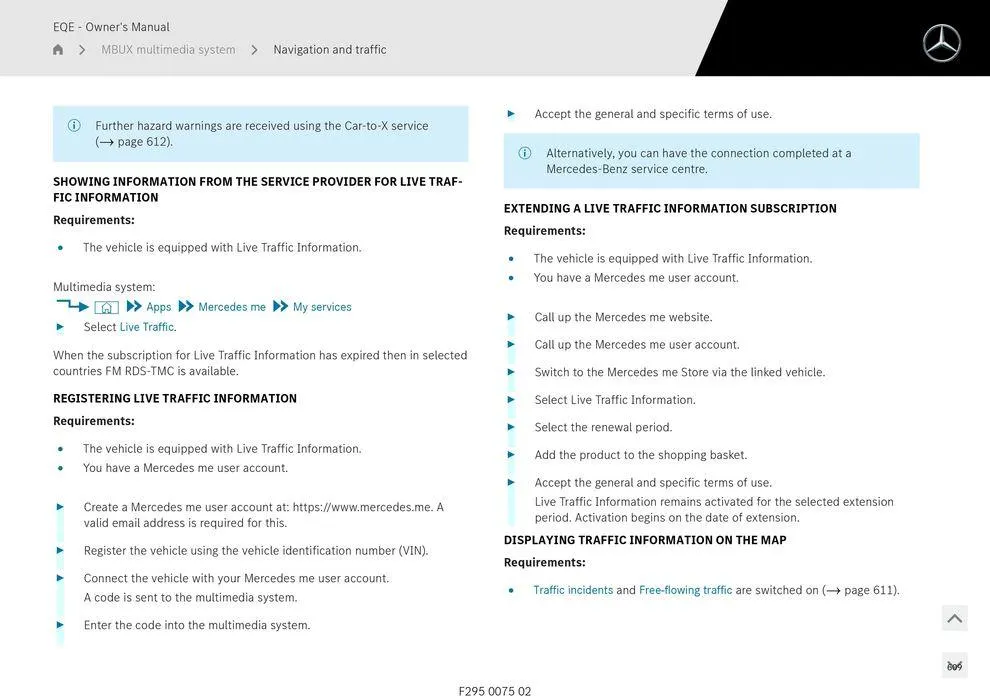 EQE Sedan - Catalogue valid from 11 September to 11 September 2025 - page 609