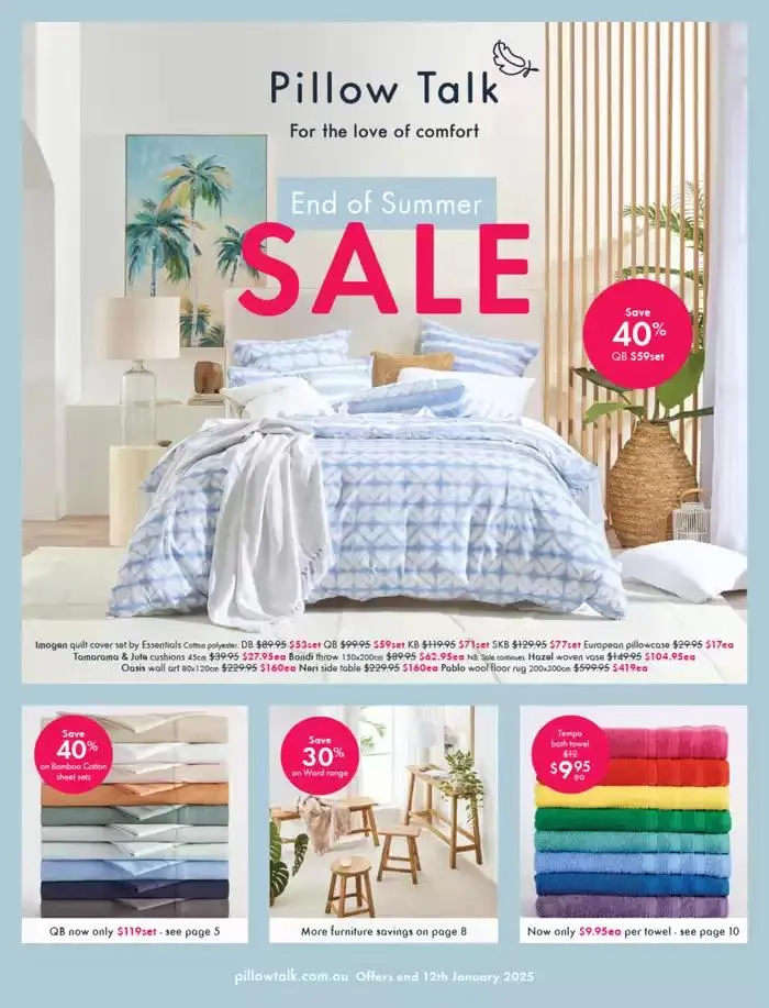 End of Summer Sale Catalogue - Catalogue valid from 27 December to 12 January 2025 - page 1