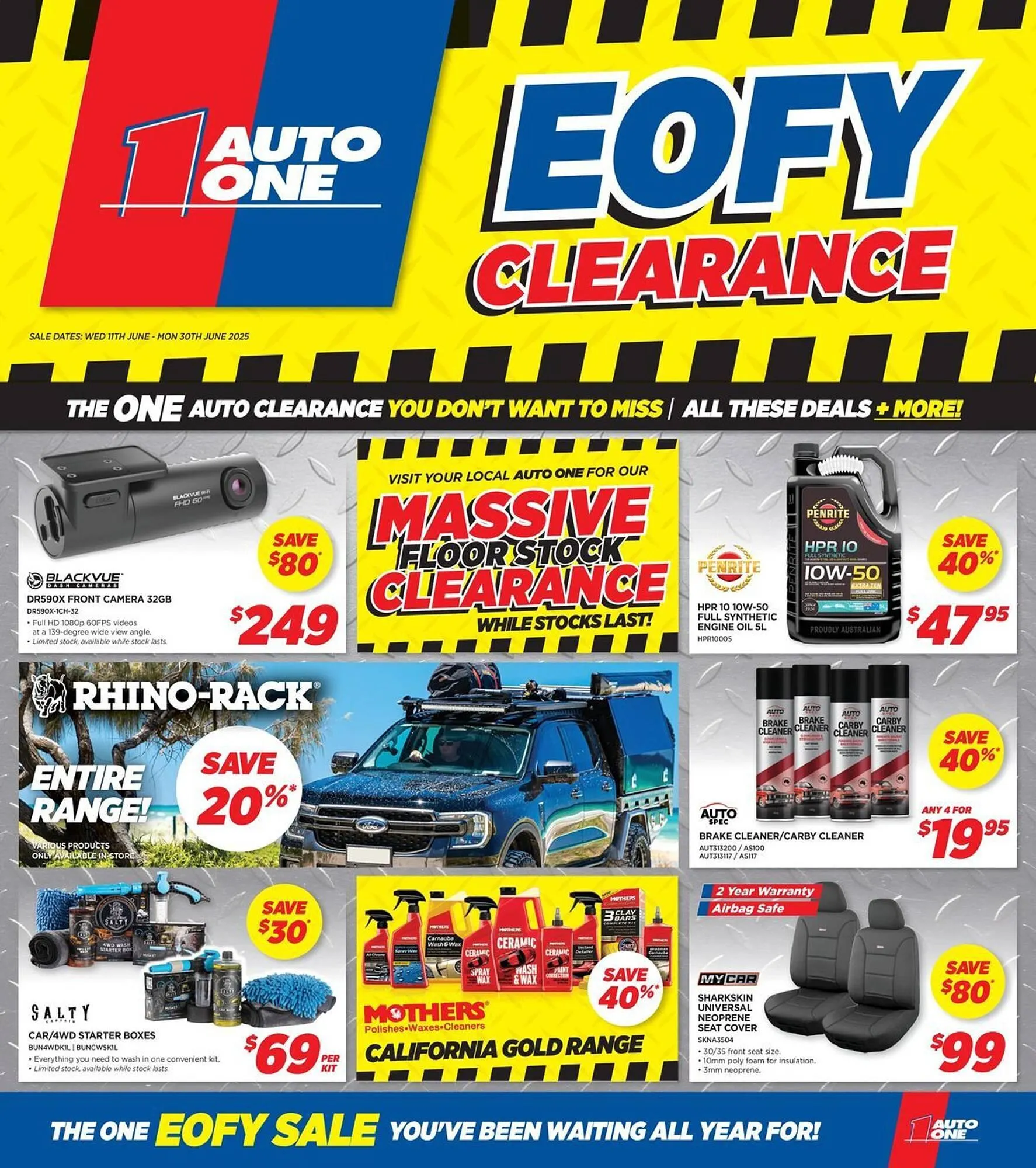 Auto One catalogue - Catalogue valid from 11 June to 30 June 2025 - page 1