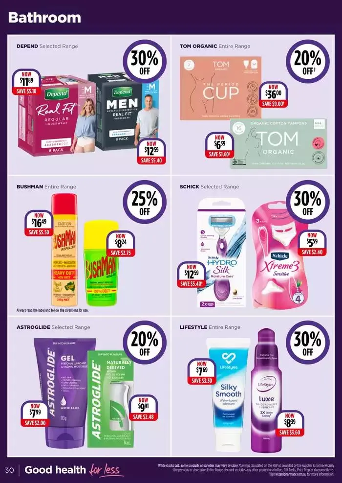 Good Health Sale - Catalogue valid from 24 February to 9 March 2025 - page 30