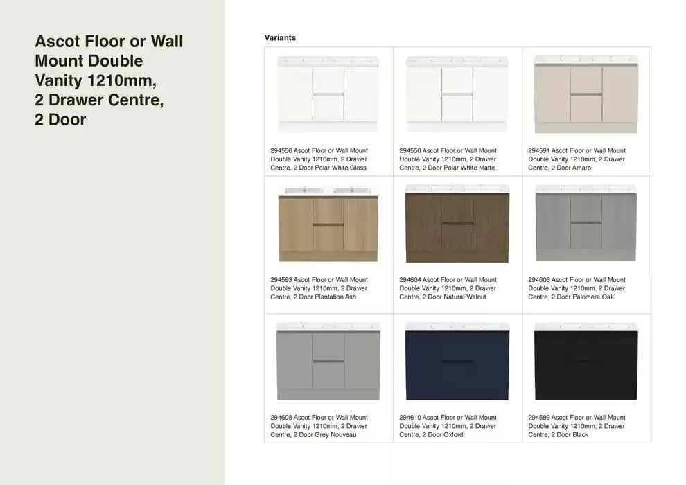 Raymor Vanities Brochure - Catalogue valid from 18 April to 30 April 2025 - page 37