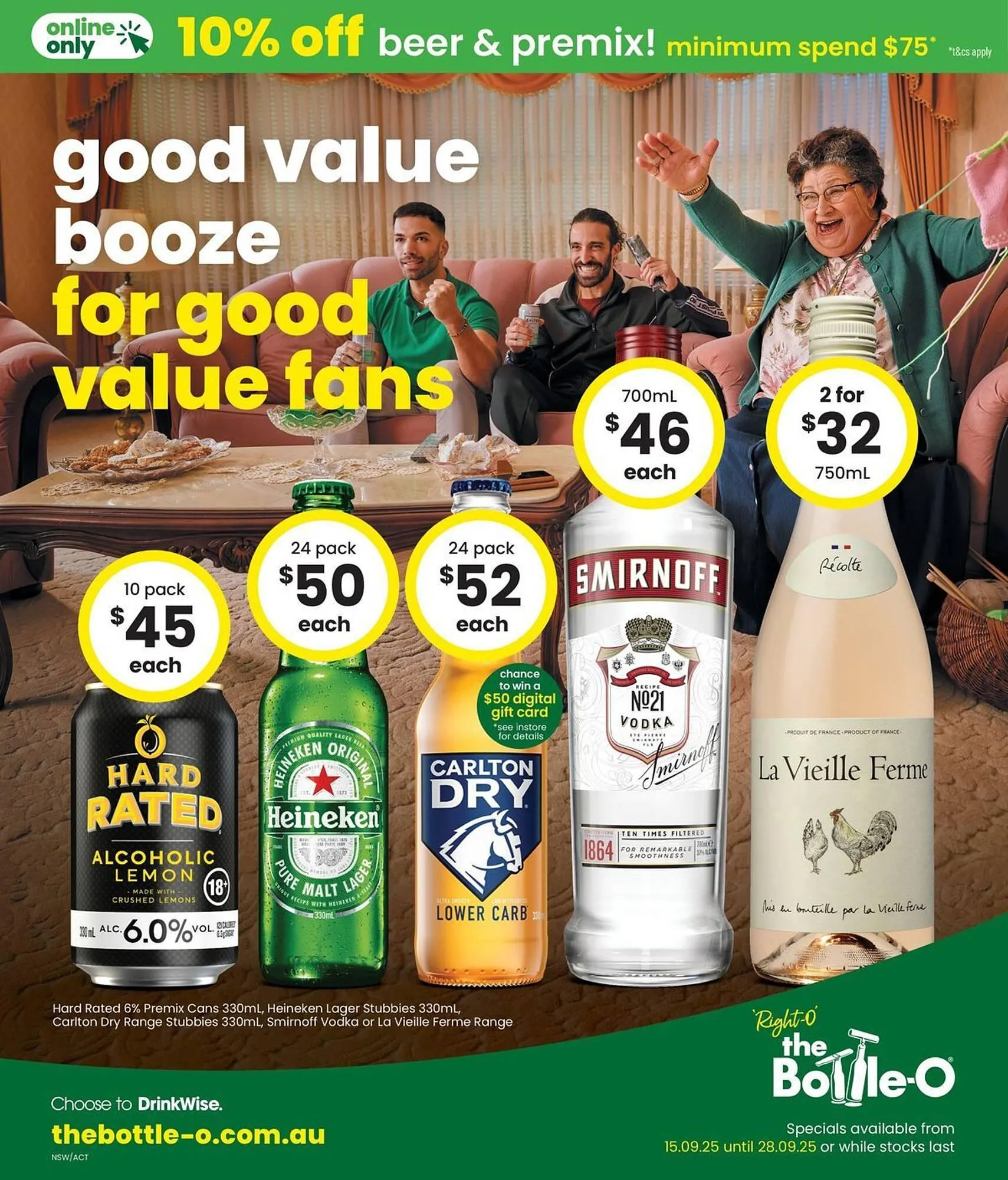 The Bottle O catalogue - Catalogue valid from 15 September to 28 September 2025 - page 1