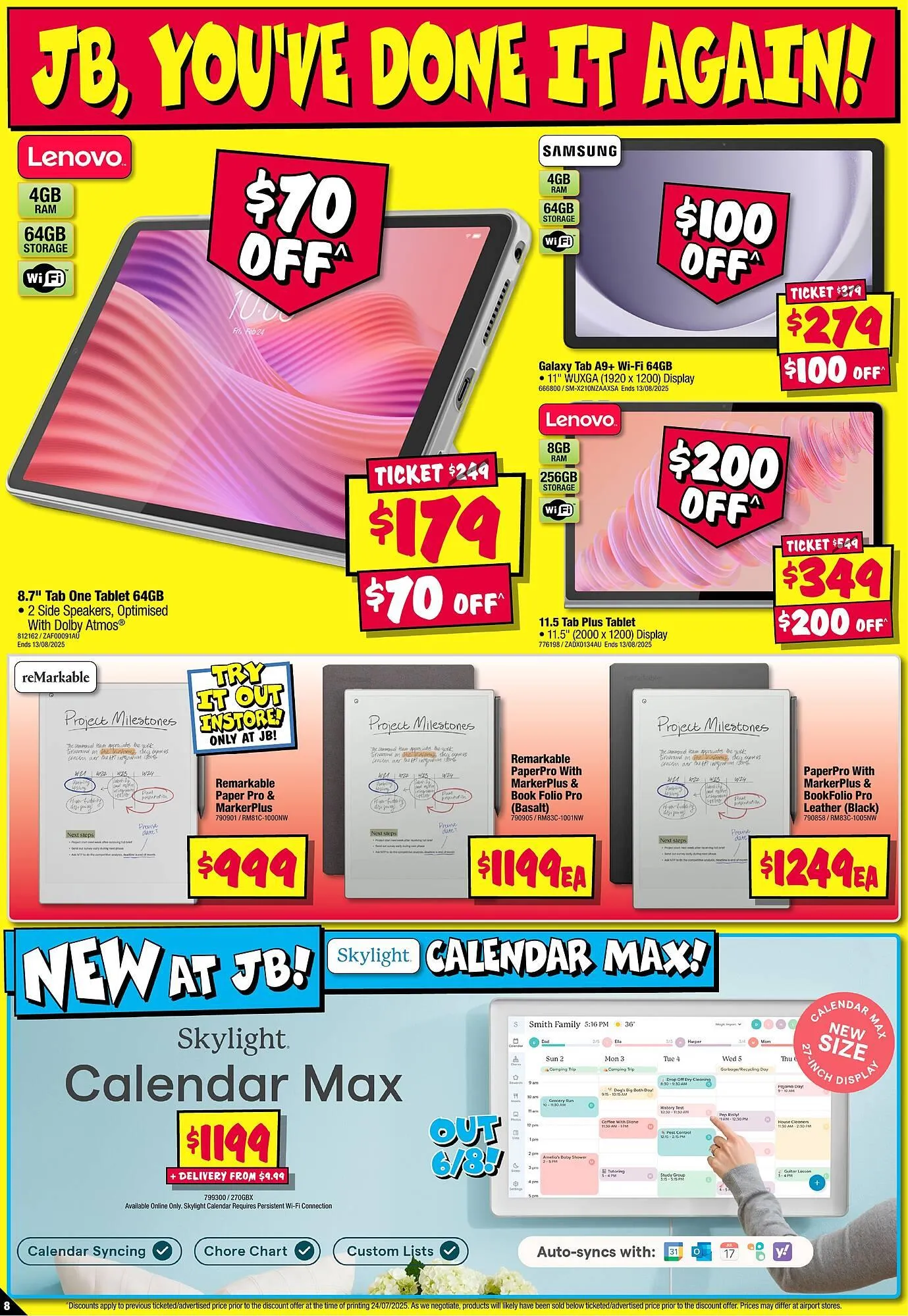 JB Hi-Fi catalogue - Catalogue valid from 31 July to 6 August 2025 - page 8