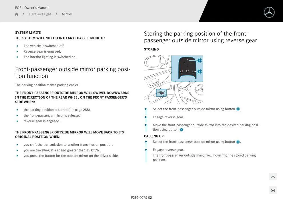 EQE Sedan - Catalogue valid from 11 September to 11 September 2025 - page 288
