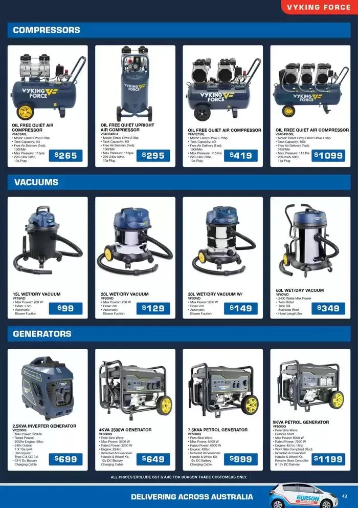  Tools And Equipment - Catalogue valid from 1 April to 30 June 2025 - page 43