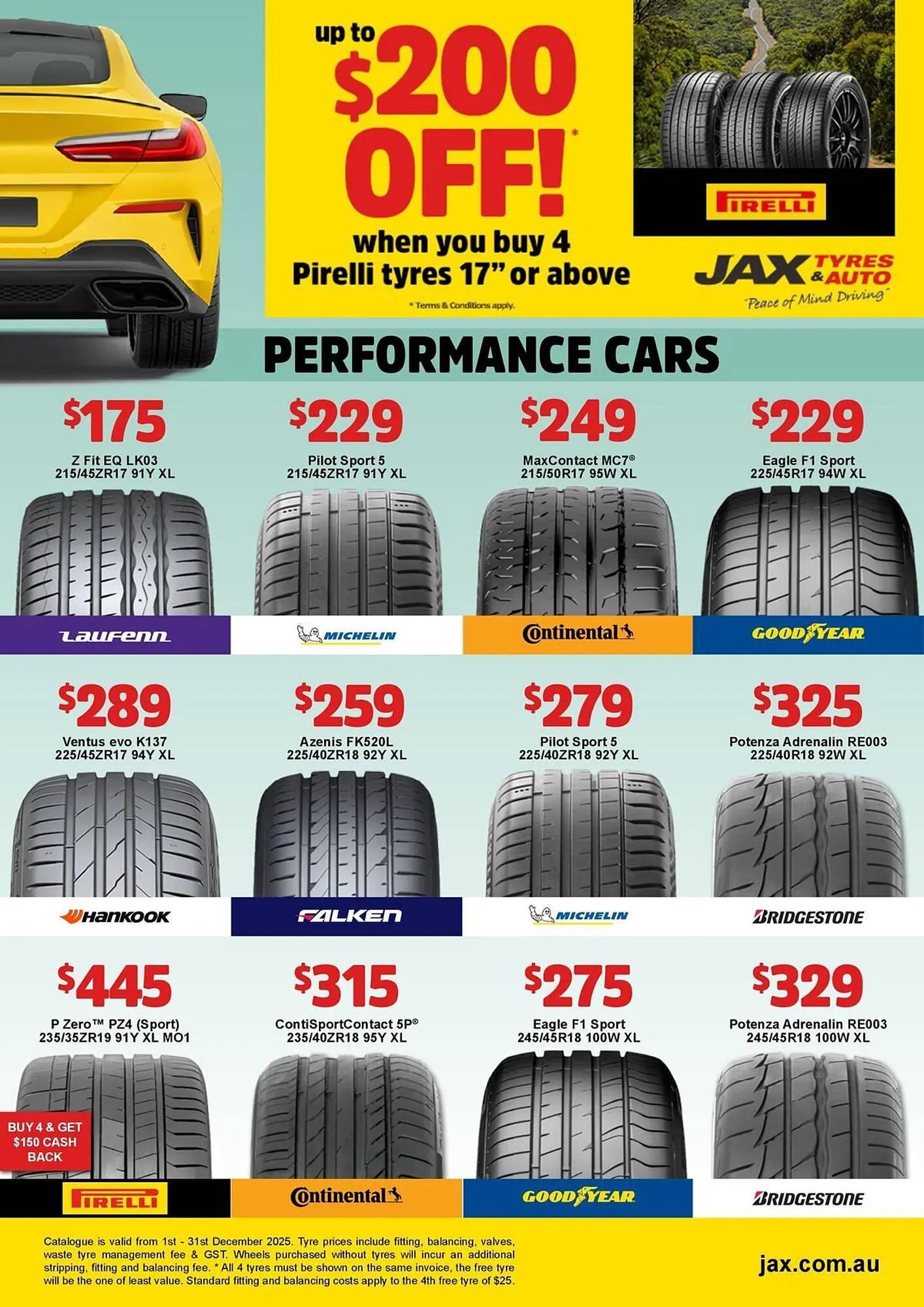 Jax Tyres catalogue - Catalogue valid from 1 December to 31 December 2025 - page 4