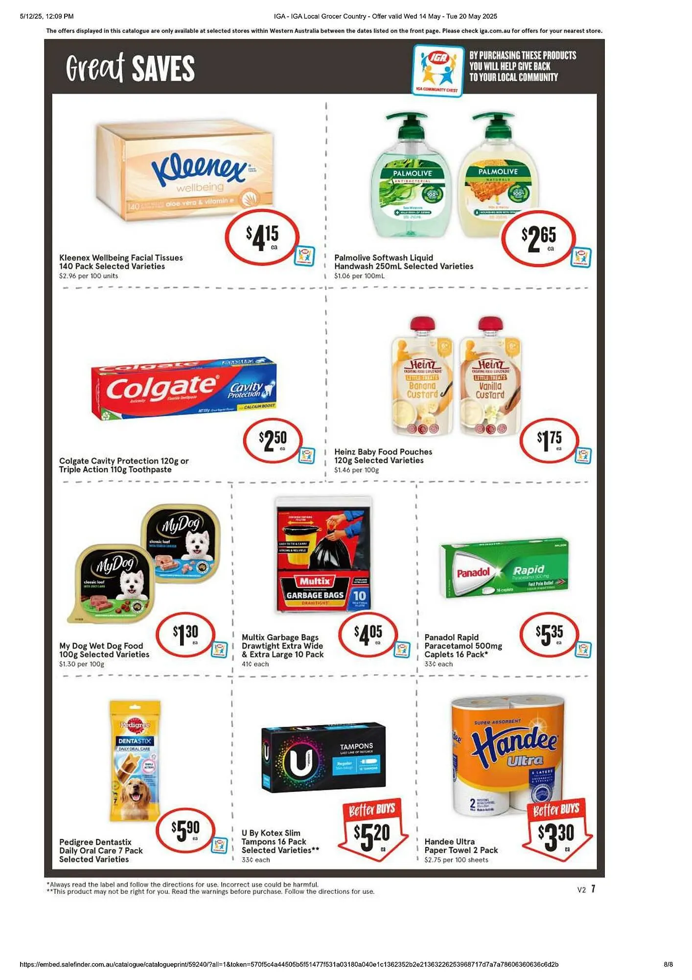 IGA catalogue - Catalogue valid from 14 May to 20 May 2025 - page 8