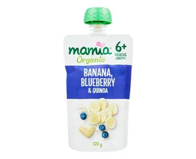 Mamia ® Organic Banana Blueberry & Quinoa 6mth+ 120g