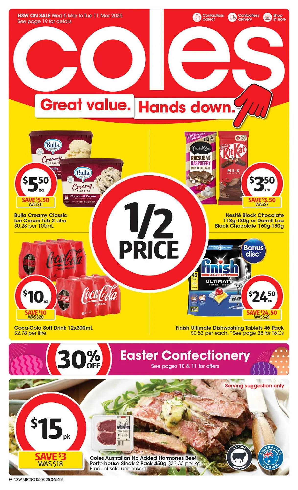 Coles catalogue - Catalogue valid from 5 March to 11 March 2025 - page 1