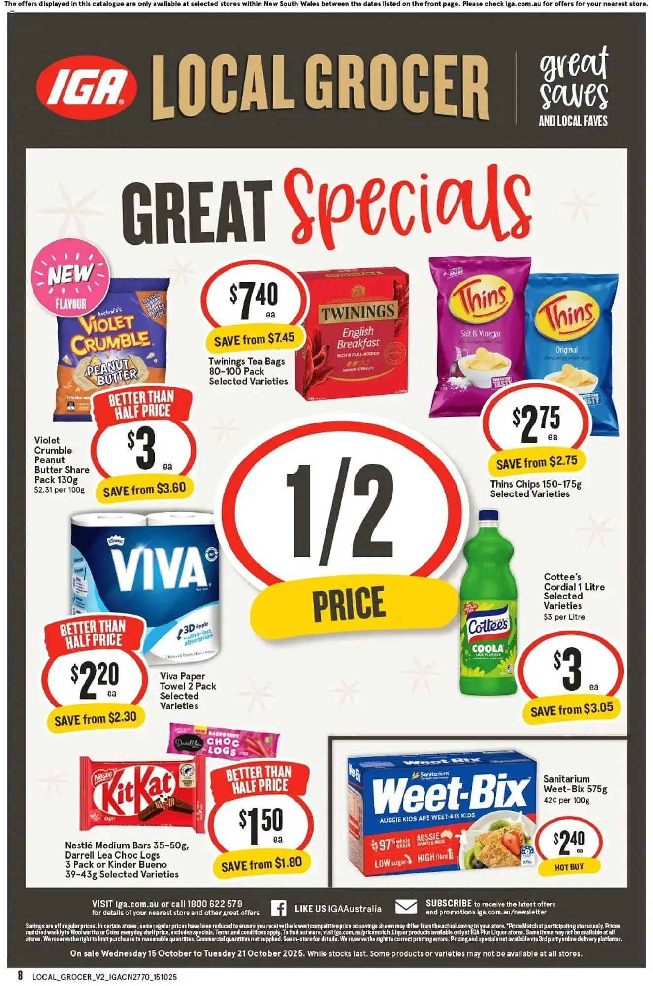 IGA catalogue - Catalogue valid from 15 October to 21 October 2025 - page 8