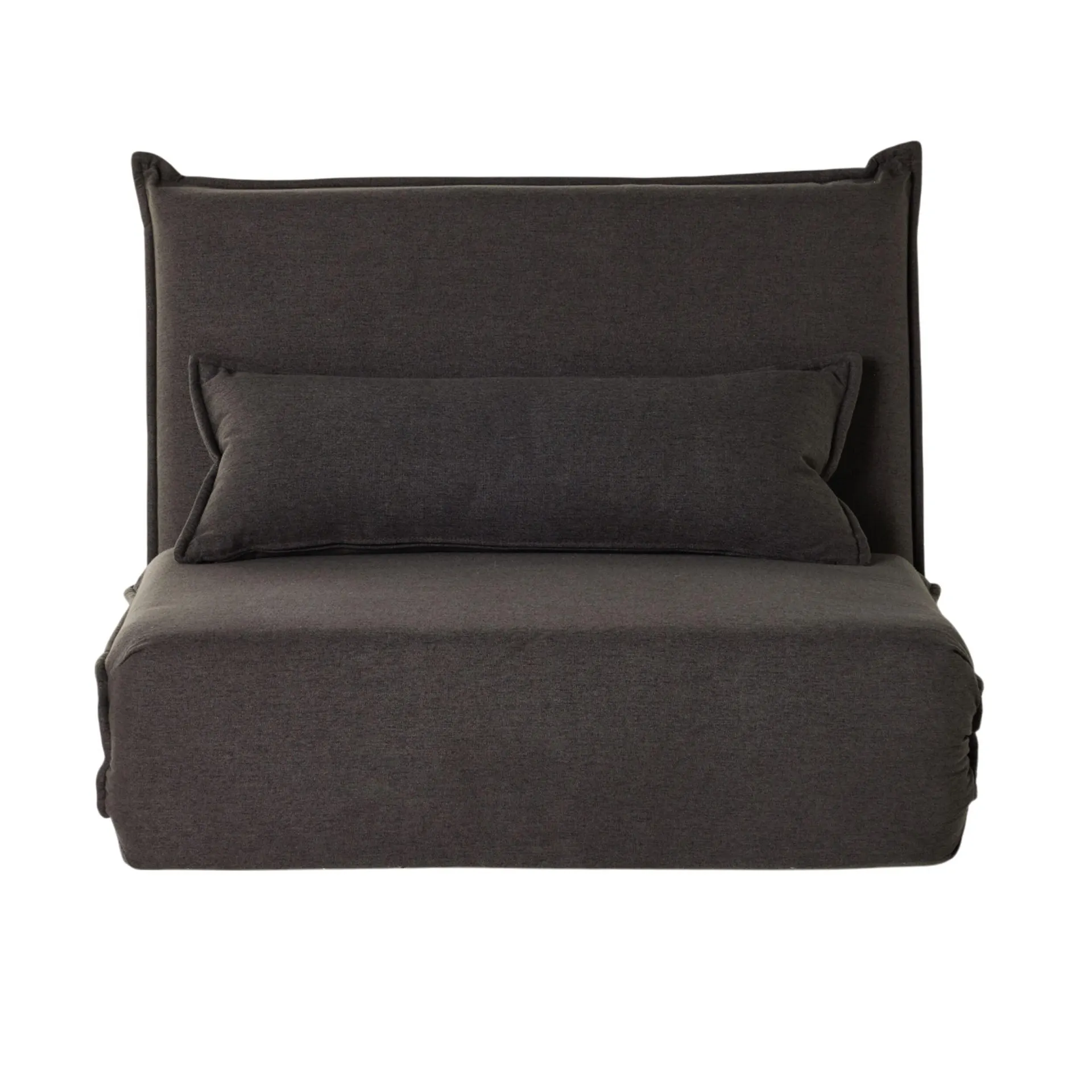 Bribie Single Sofa Bed Charcoal Grey