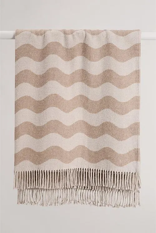 Crest Recycled Cotton Blend Throw