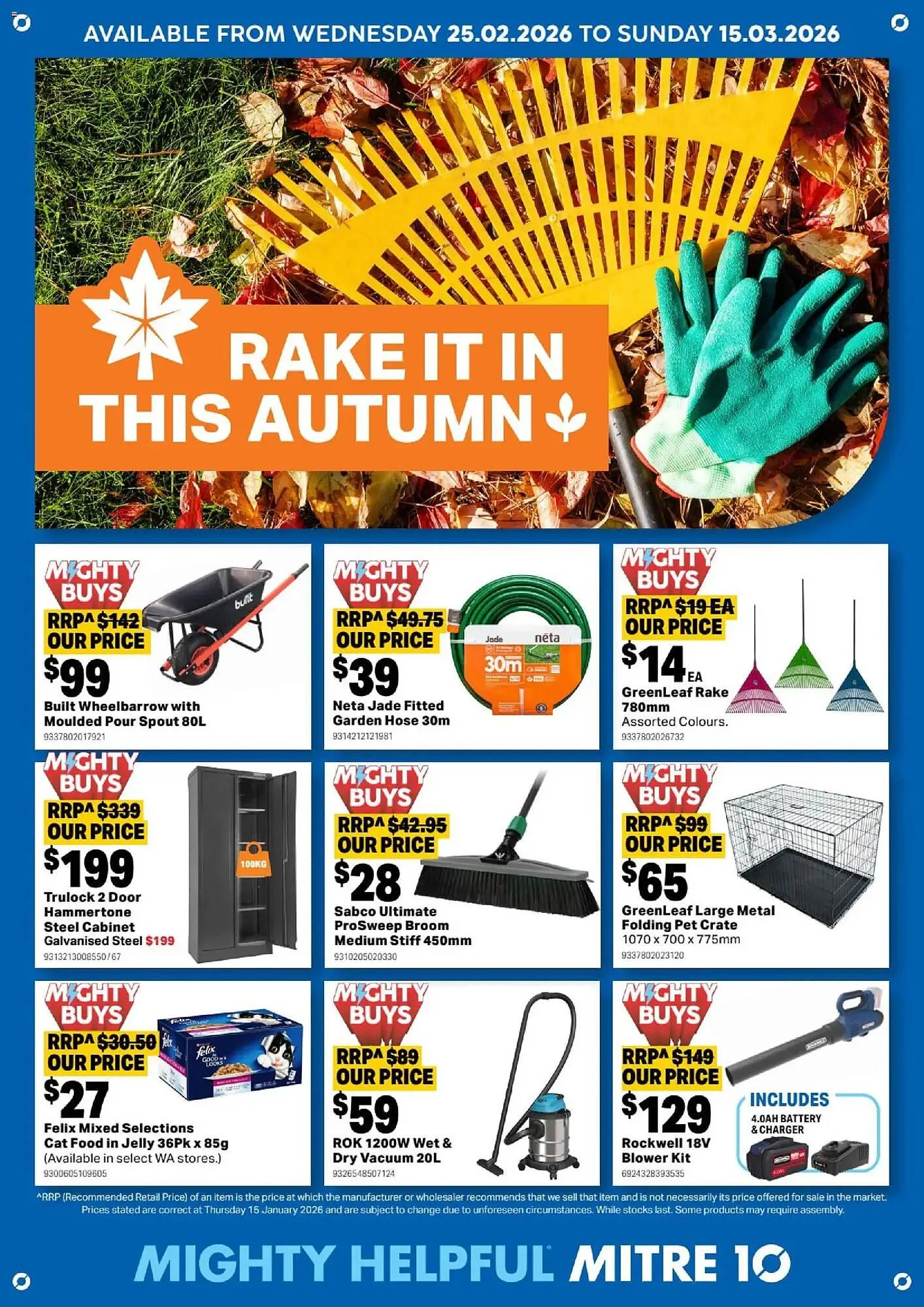 Mitre 10 catalogue - Catalogue valid from 24 February to 15 March 2026 - page 1