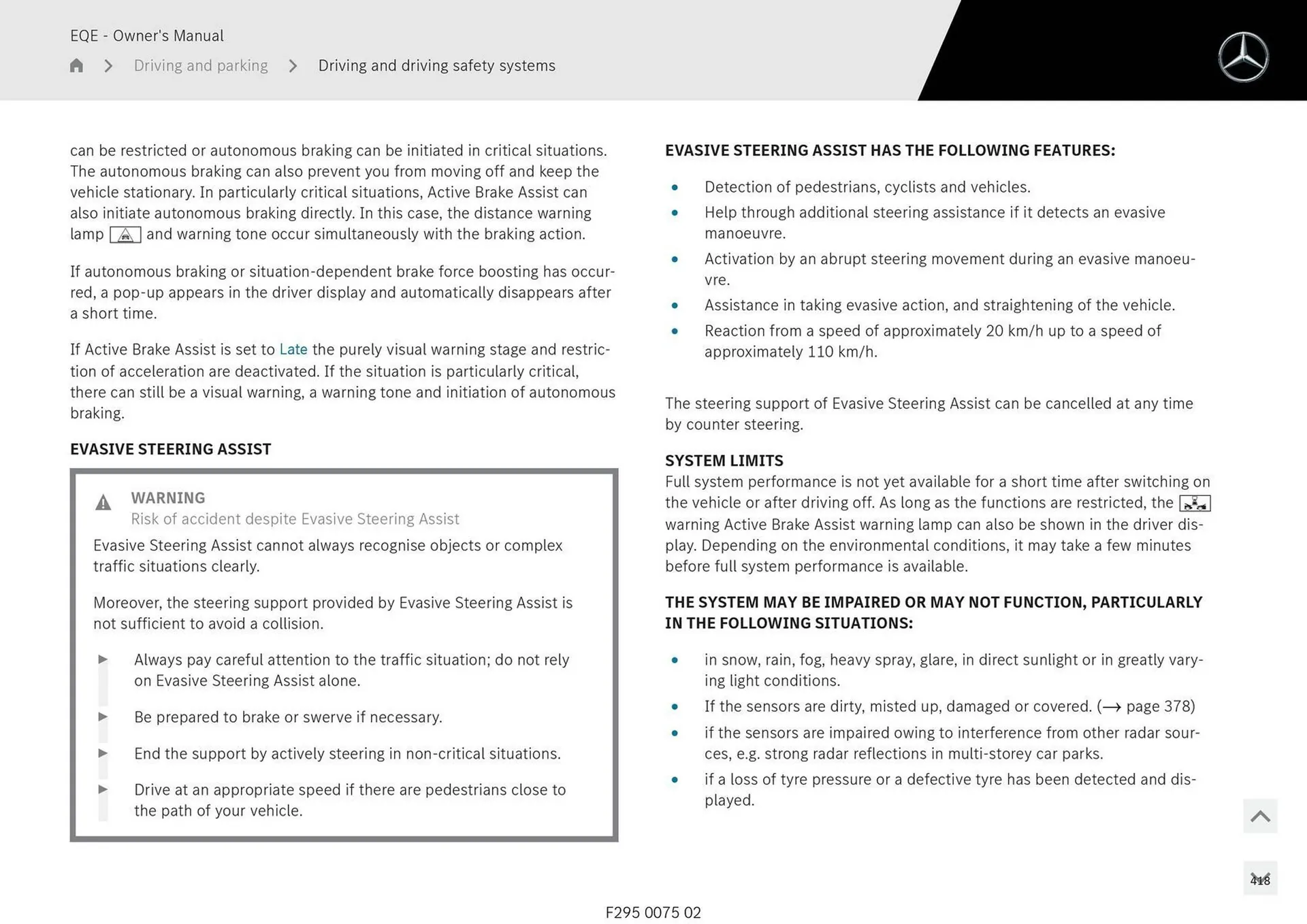 Mercedes-Benz catalogue - Catalogue valid from 11 September to 11 September 2025 - page 418