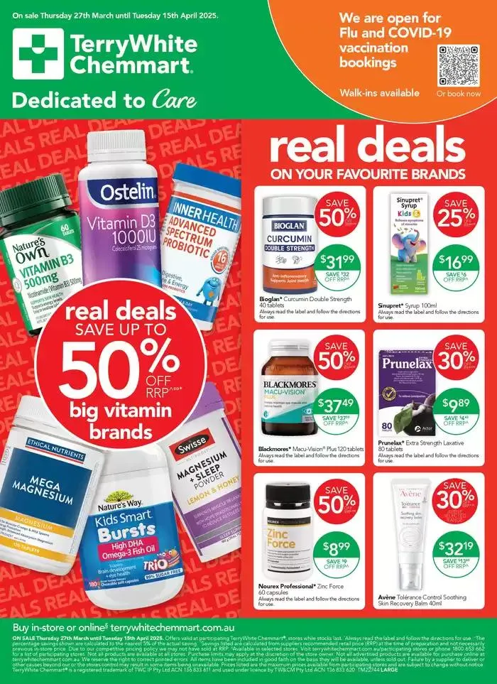 Real Deals on your Favourite Brands - Catalogue valid from 27 March to 15 April 2025 - page 1