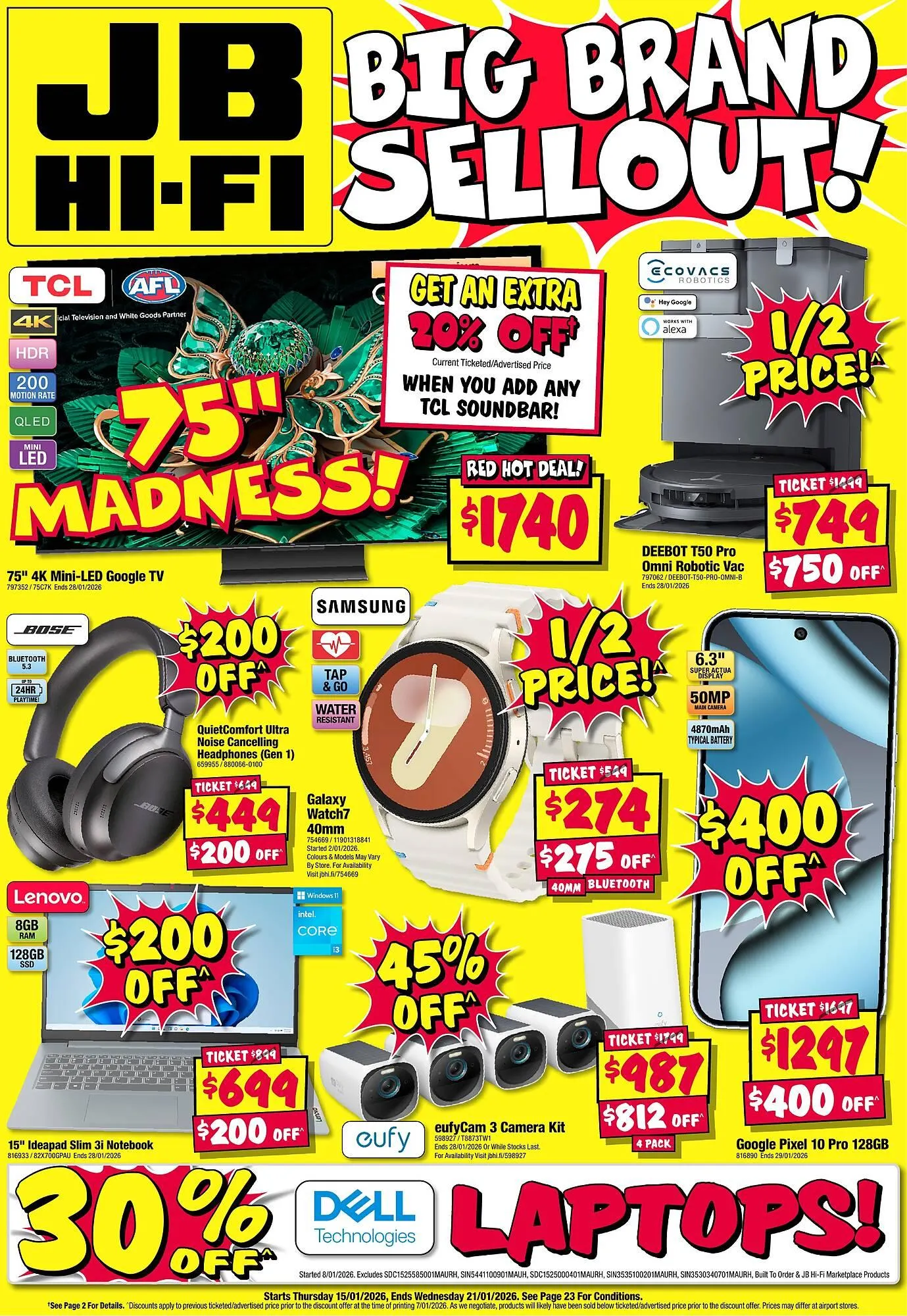 JB Hi-Fi catalogue - Catalogue valid from 15 January to 21 January 2026 - page 1