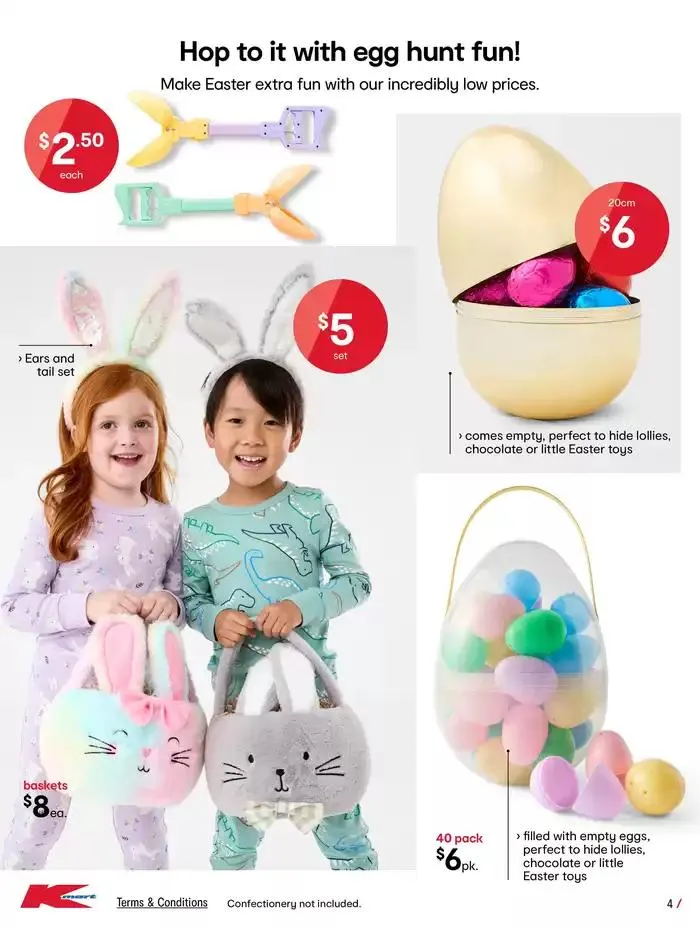 Easter - Low prices for life - Catalogue valid from 20 March to 19 April 2025 - page 4