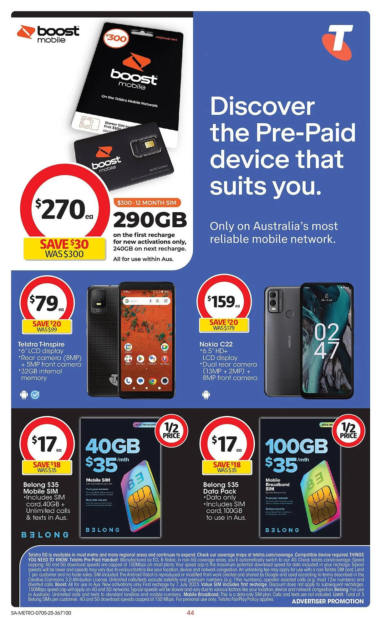 Coles catalogue - Catalogue valid from 6 May to 13 May 2025 - page 44