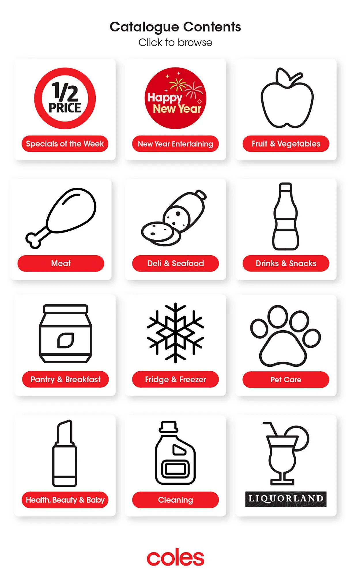 Coles catalogue - 1