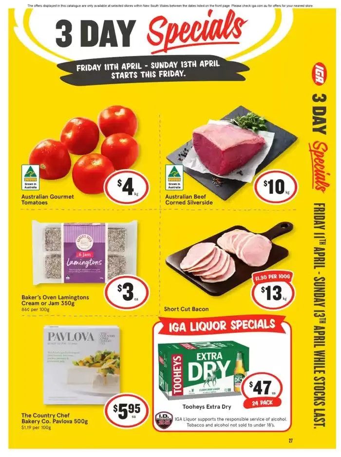IGA 11/04 - Catalogue valid from 11 April to 13 April 2025 - page 1