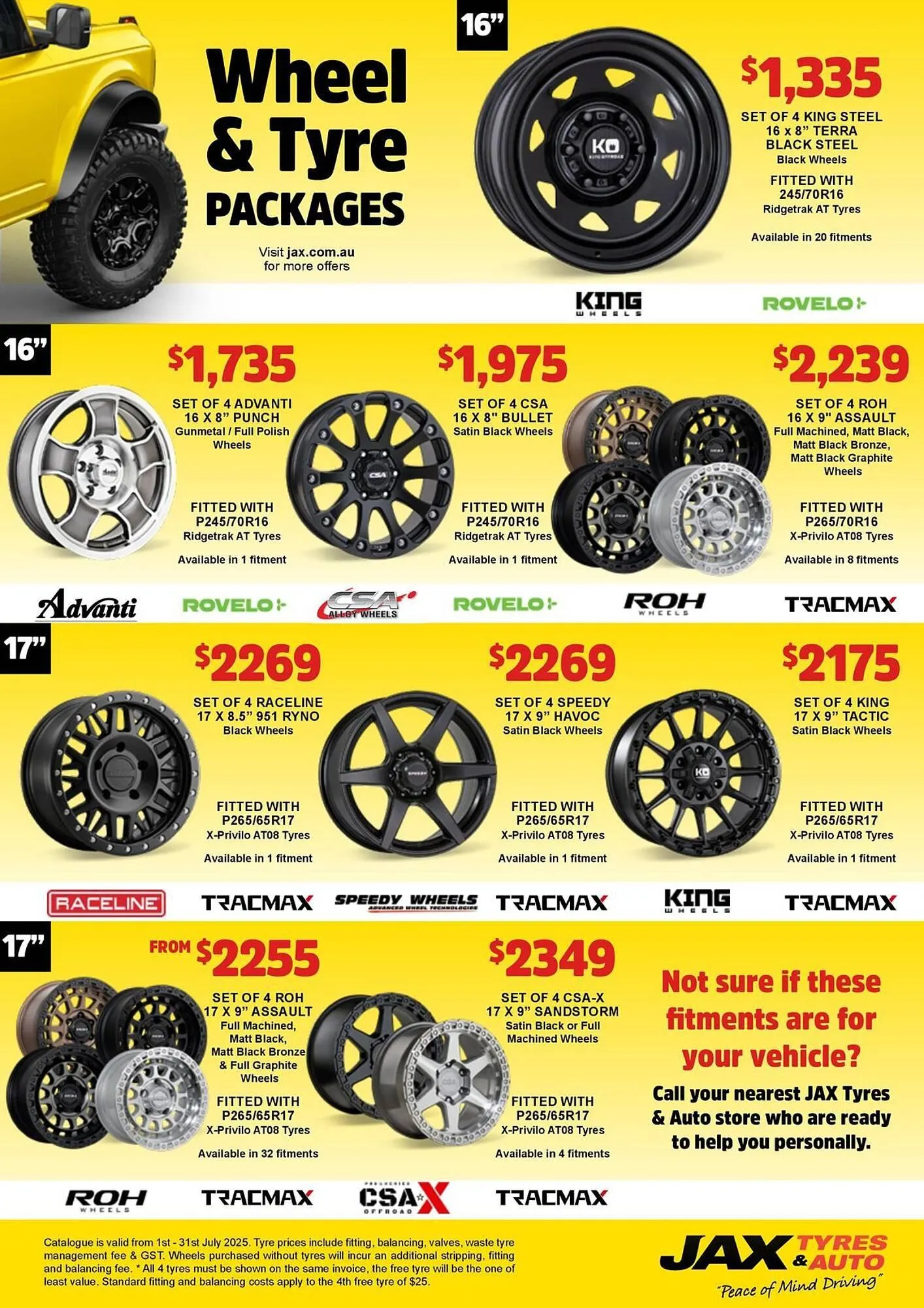 Jax Tyres catalogue - Catalogue valid from 1 July to 31 July 2025 - page 11
