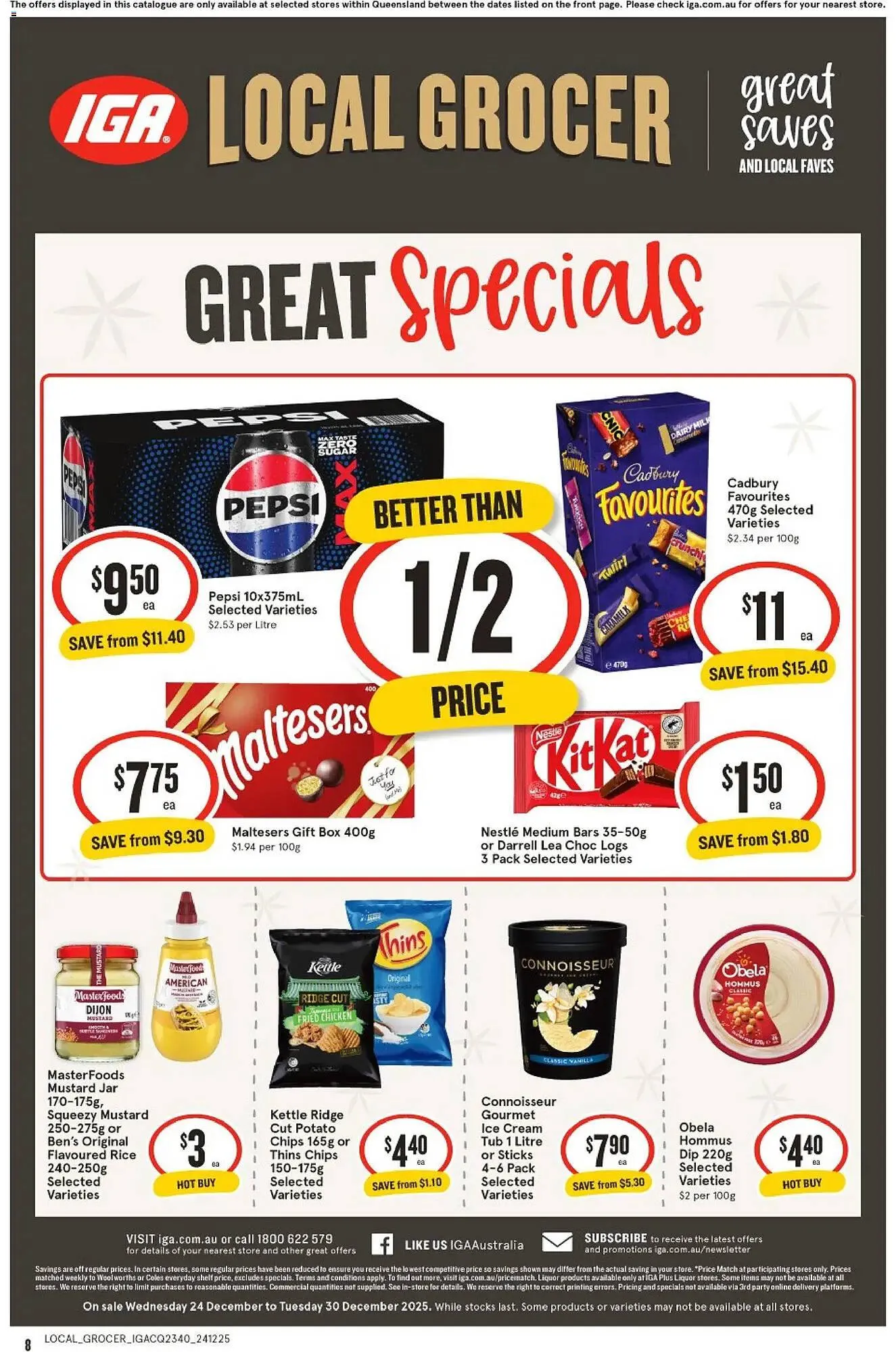 IGA catalogue - Catalogue valid from 24 December to 30 December 2025 - page 8