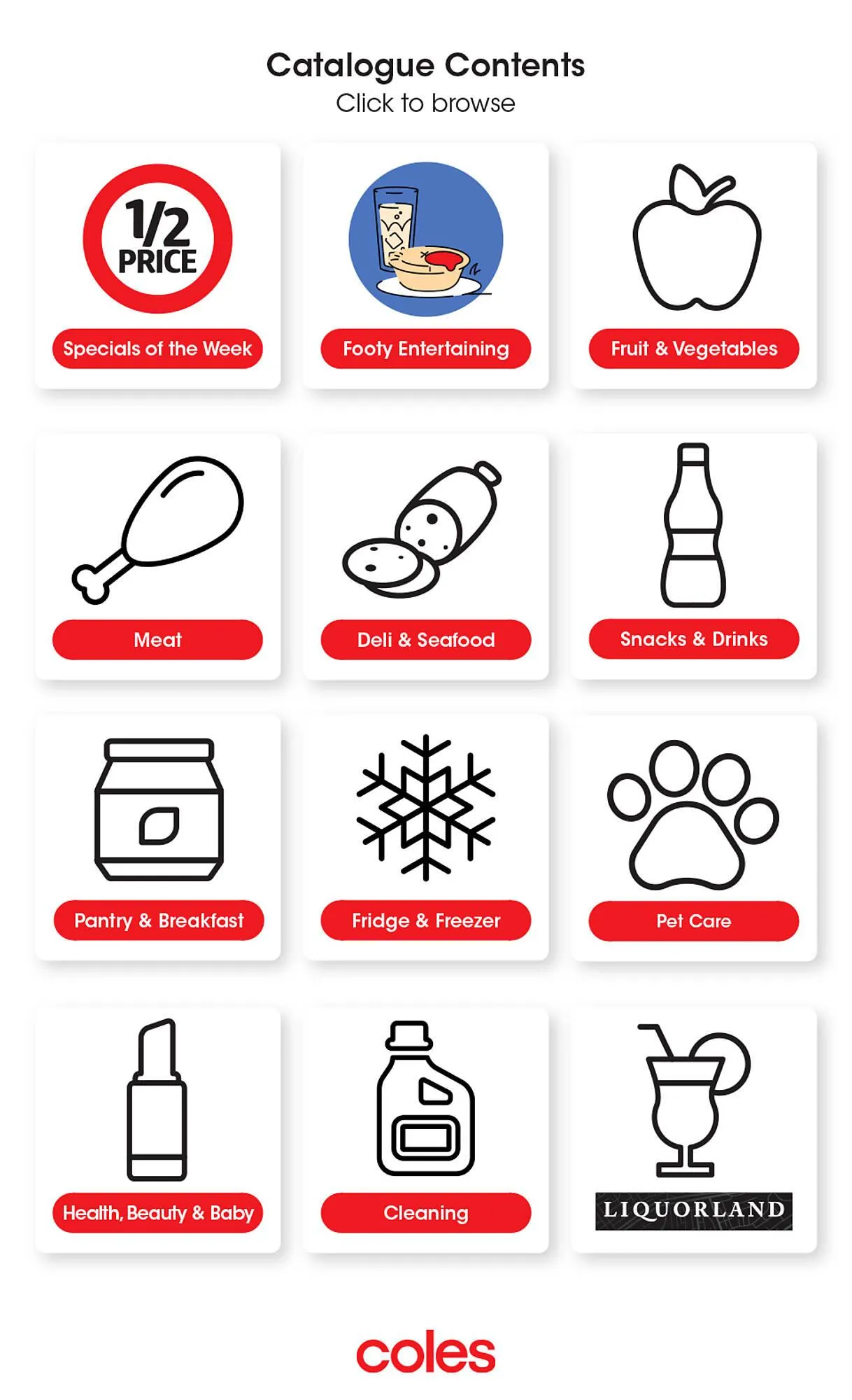 Coles catalogue - 1
