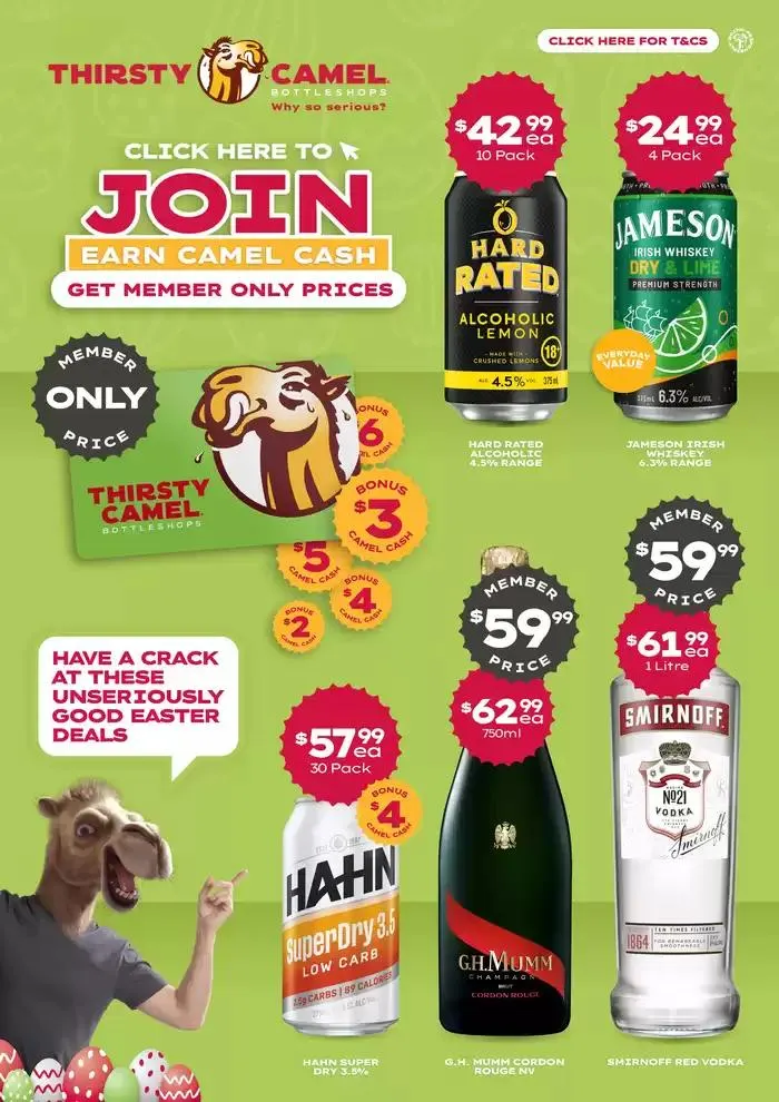 Unseriously Good Easter Deals - Catalogue valid from 14 April to 27 April 2025 - page 1