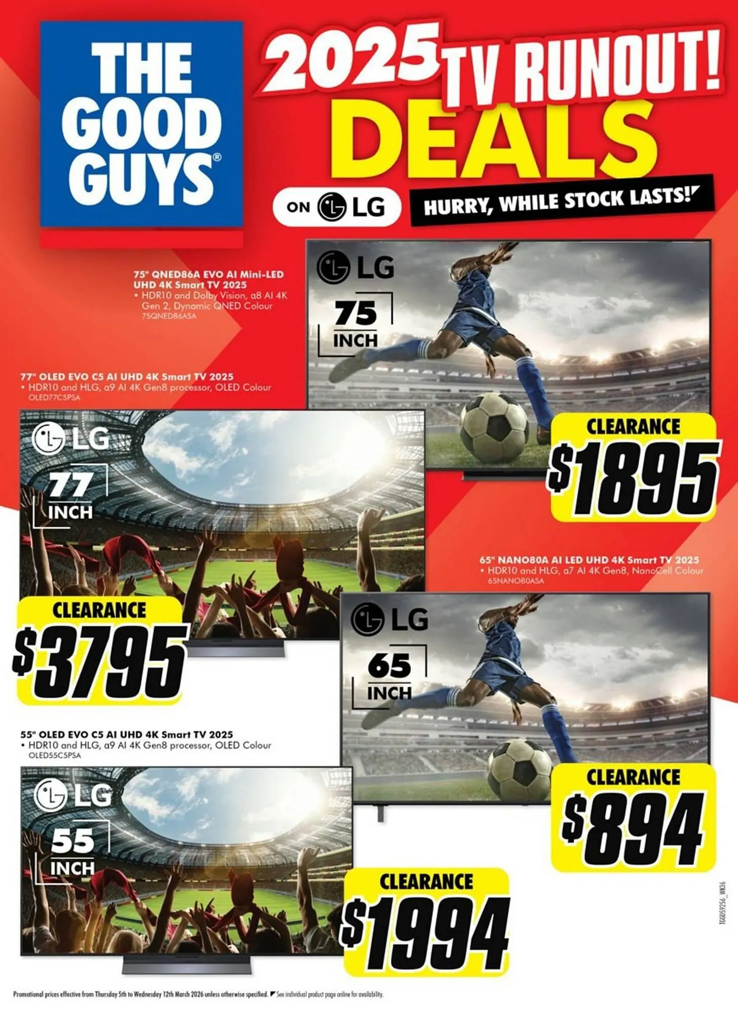 The Good Guys catalogue - Catalogue valid from 5 March to 12 March 2026 - page 1