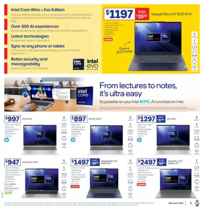 Get Great Value on New School Tech - Catalogue valid from 6 January to 3 February 2025 - page 5