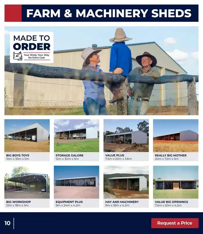 Wide Span Sheds Catalogue - Catalogue valid from 28 February to 31 March 2025 - page 10