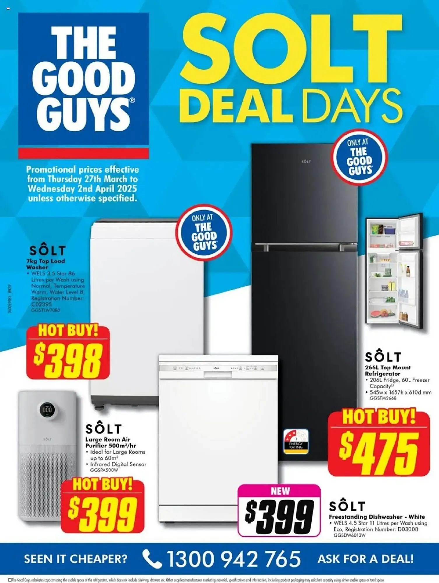 The Good Guys catalogue - Catalogue valid from 27 March to 2 April 2025 - page 1