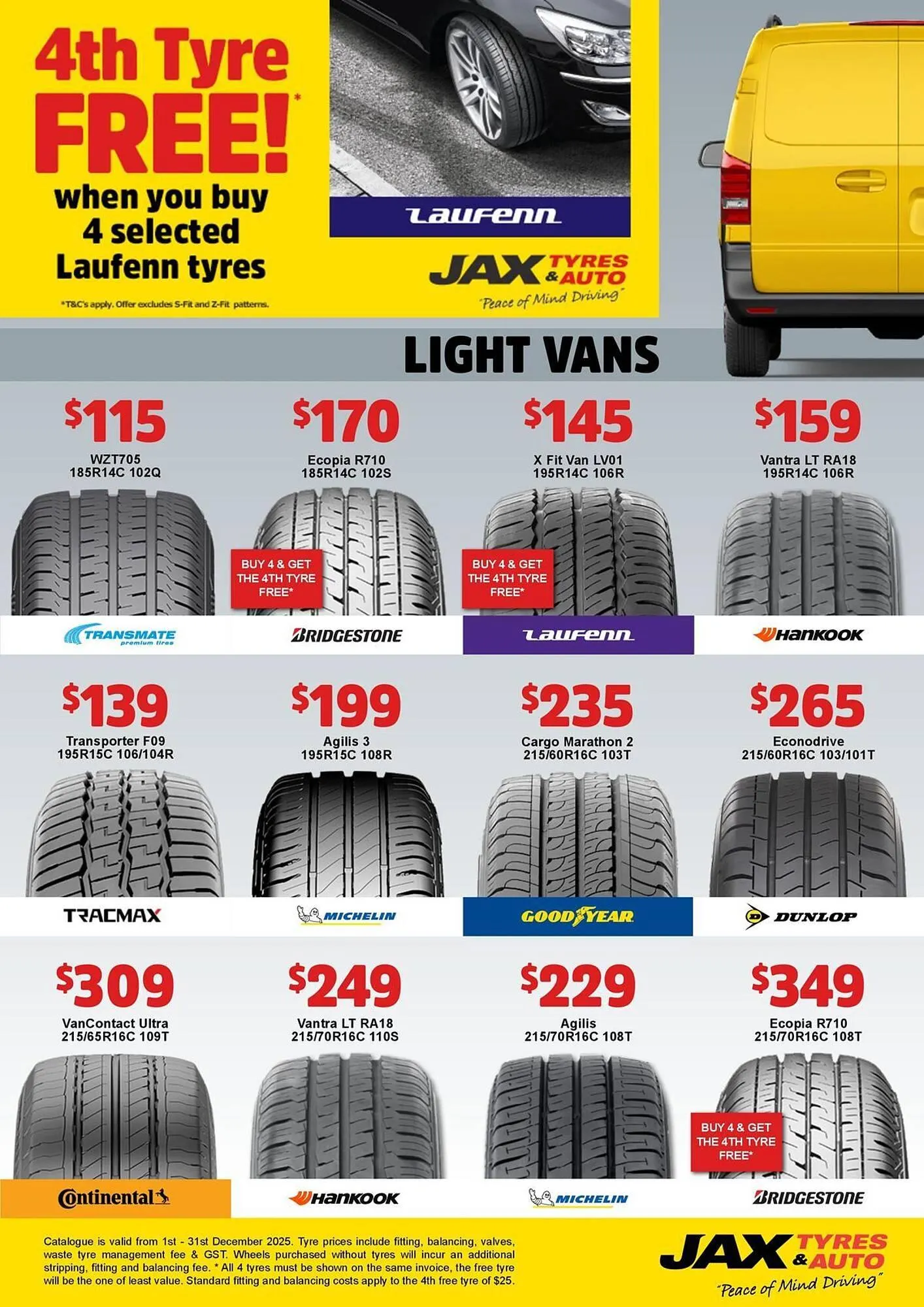 Jax Tyres catalogue - Catalogue valid from 1 December to 31 December 2025 - page 7