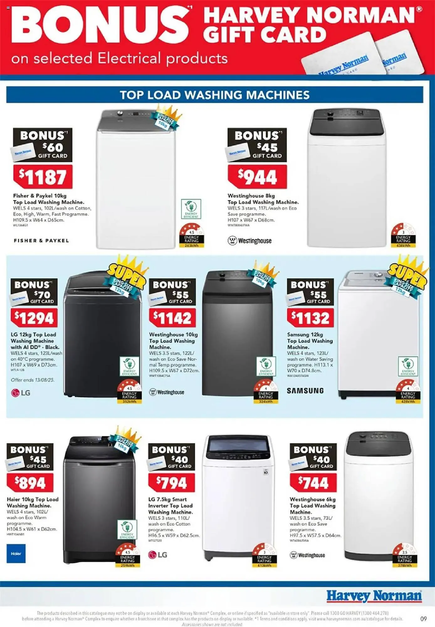 Harvey Norman catalogue - Catalogue valid from 7 August to 19 August 2025 - page 9