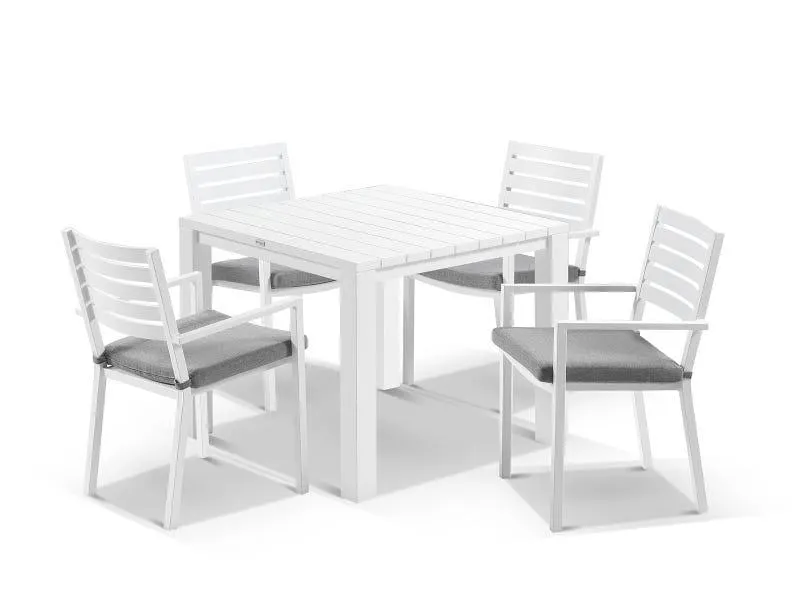 Adele Table With Mayfair Chairs 5pc Outdoor Dining Setting