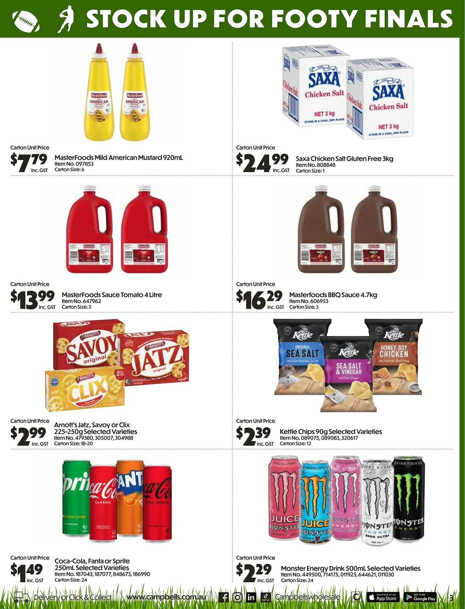 Campbells Wholesale catalogue - Catalogue valid from 25 August to 28 September 2025 - page 3