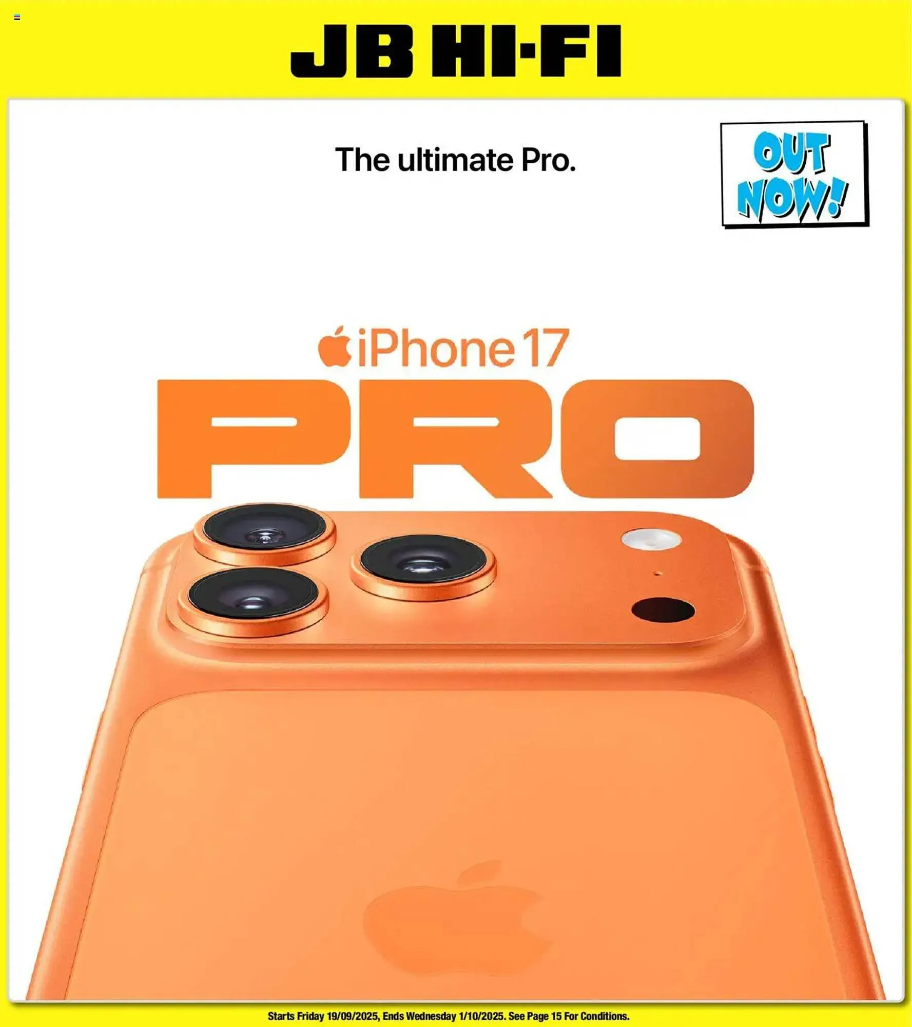 JB Hi-Fi catalogue - Catalogue valid from 19 September to 1 October 2025 - page 1