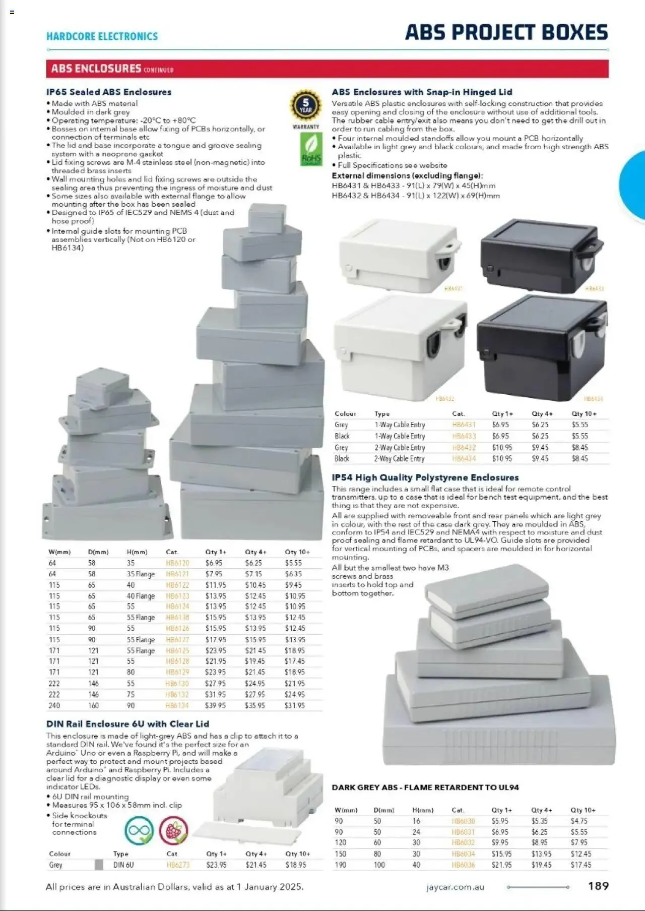 Jaycar Celebrating 40 Years in Electronics - Catalogue valid from 1 January to 29 August 2025 - page 154