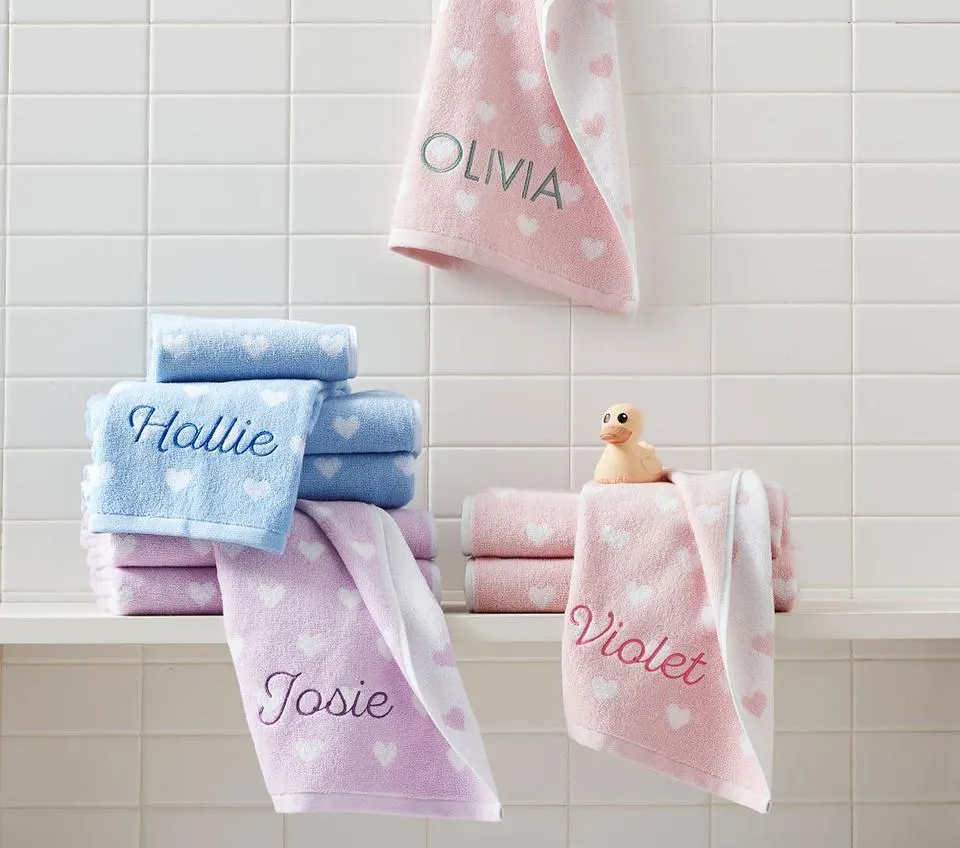 Heart Bath Towel Collection