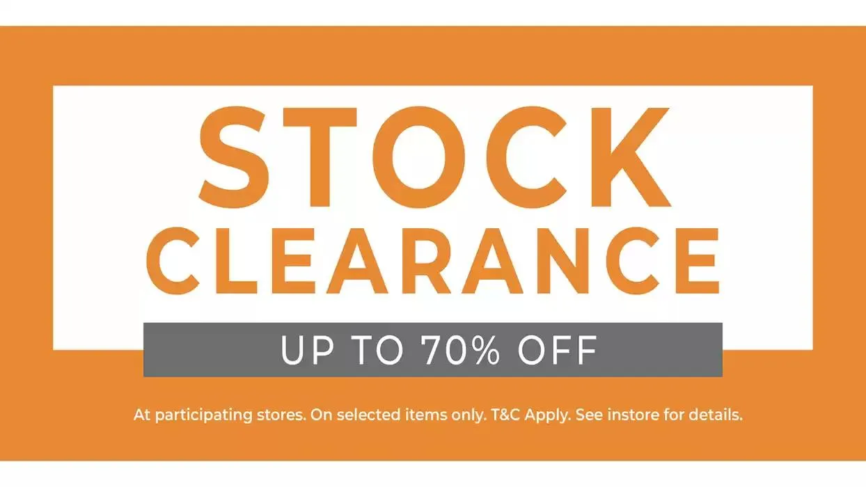 Stock Clearance - 1