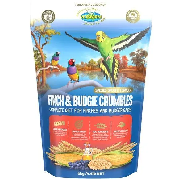 Vetafarm Finch Crumbles 2Kg