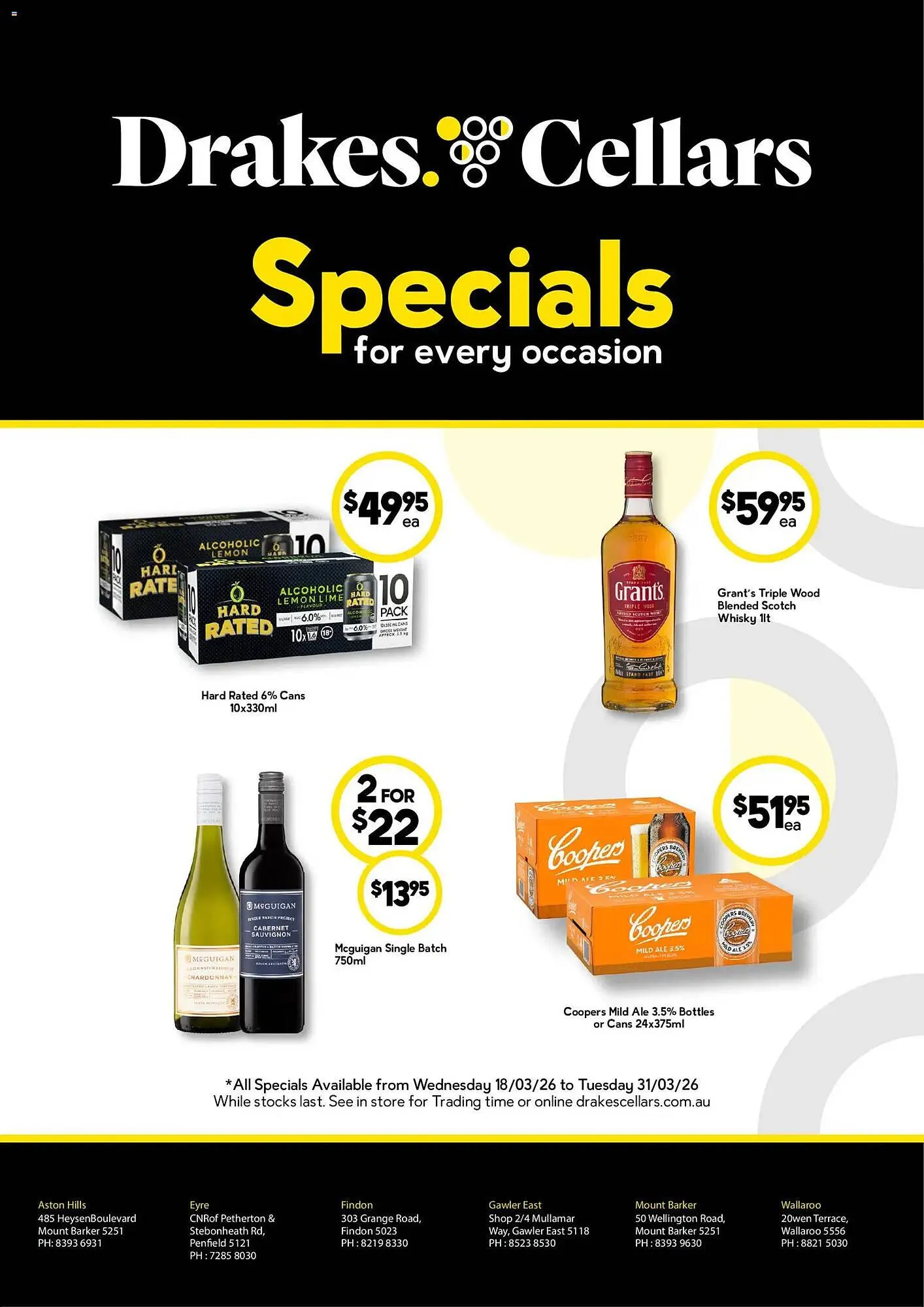 Drakes catalogue - Catalogue valid from 18 March to 31 March 2026 - page 1