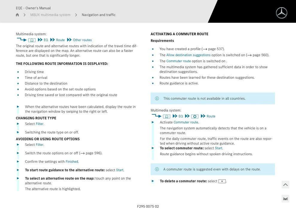 EQE Sedan - Catalogue valid from 11 September to 11 September 2025 - page 600