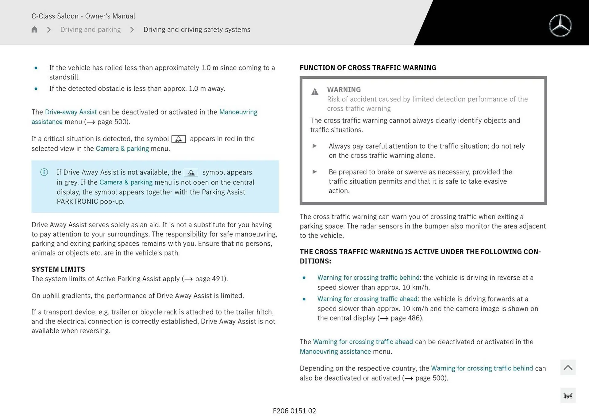 Mercedes-Benz catalogue - Catalogue valid from 28 April to 28 May 2025 - page 498