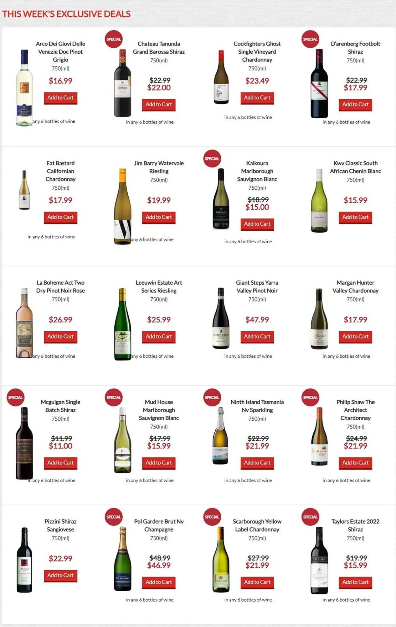 Chambers Cellars catalogue - 1