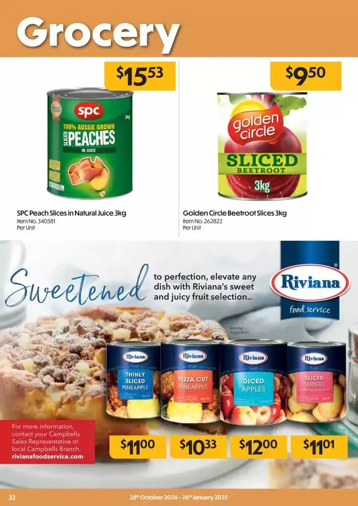 Food Service Magazine - Catalogue valid from 28 October to 26 January 2025 - page 32