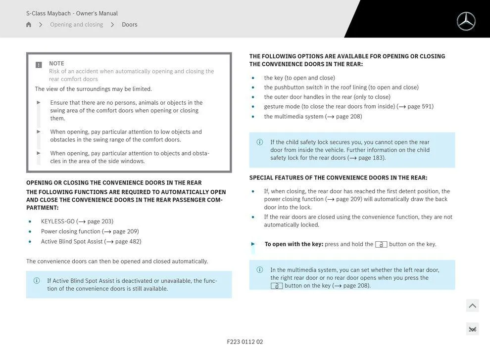 S - Class Maybach - Catalogue valid from 11 September to 11 September 2025 - page 206