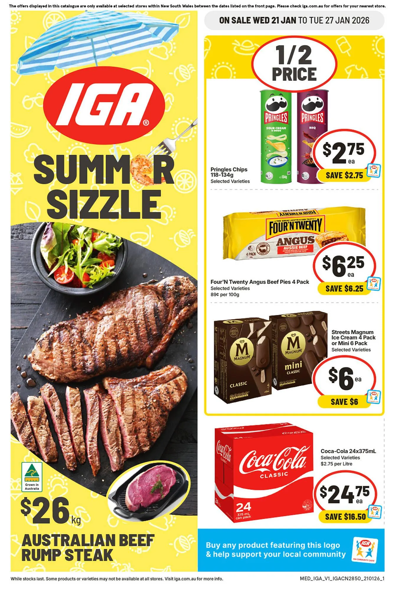 IGA catalogue - Catalogue valid from 21 January to 27 January 2026 - page 1