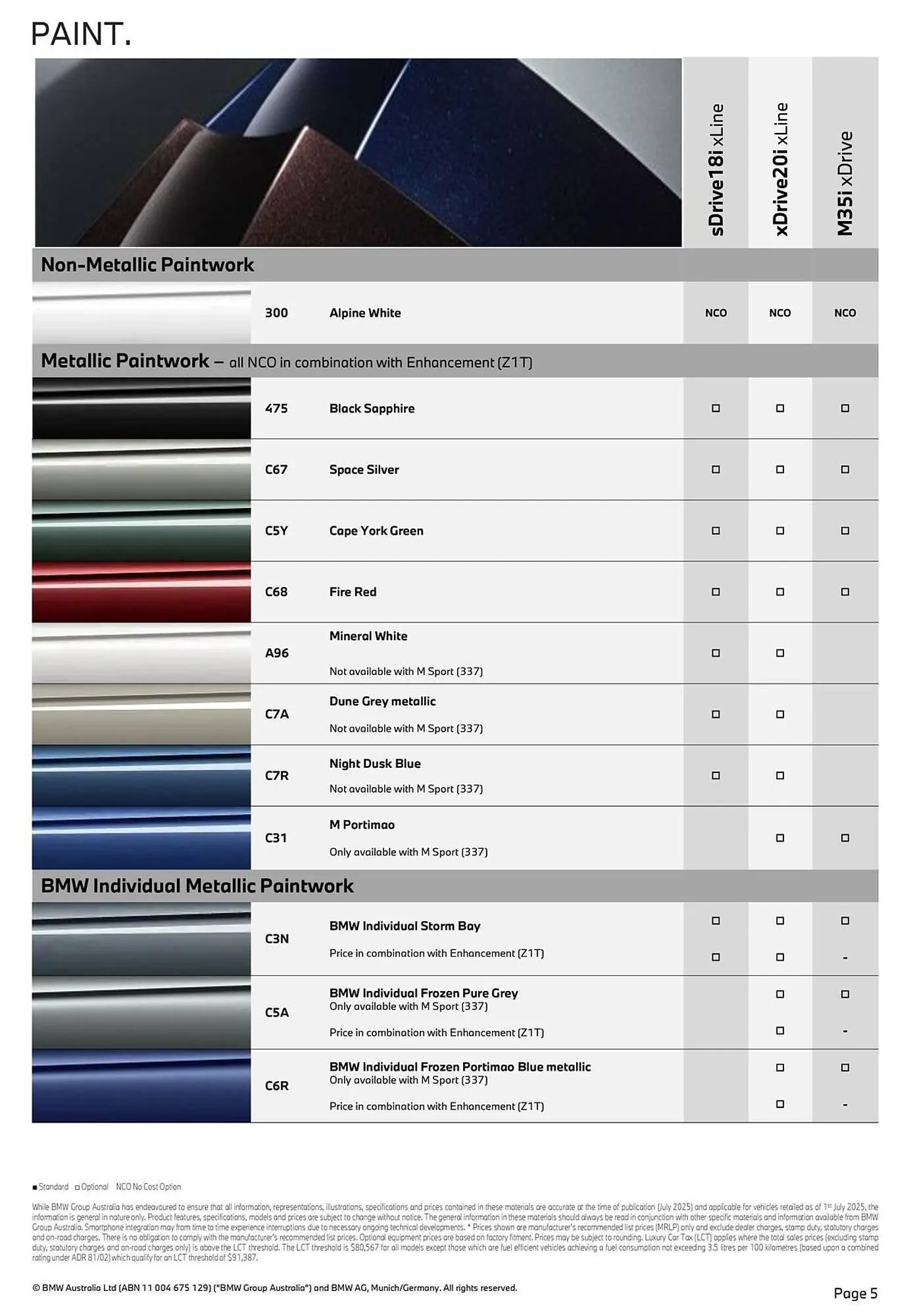 BMW catalogue - Catalogue valid from 7 August to 7 August 2026 - page 5