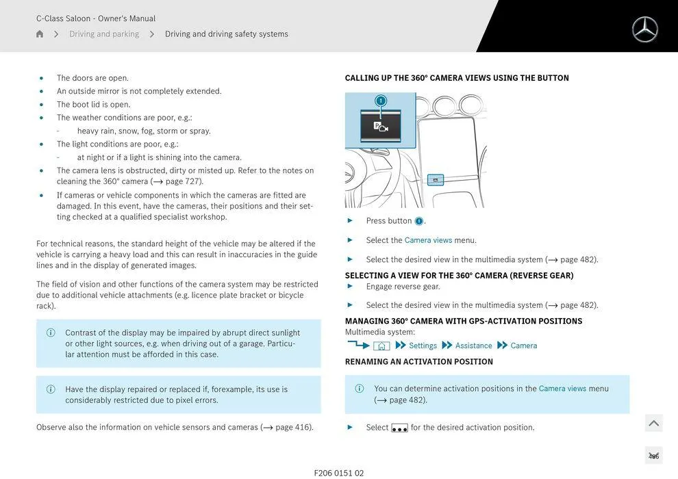 C-Class Sedan - Catalogue valid from 11 September to 11 September 2025 - page 486